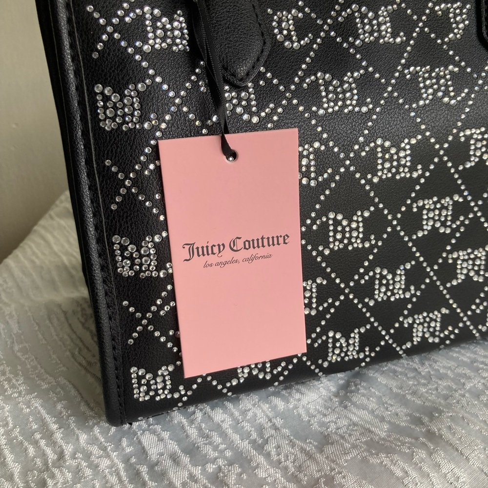 Juicy Couture Black Patterned Women's Bag - Picture 8 of 9